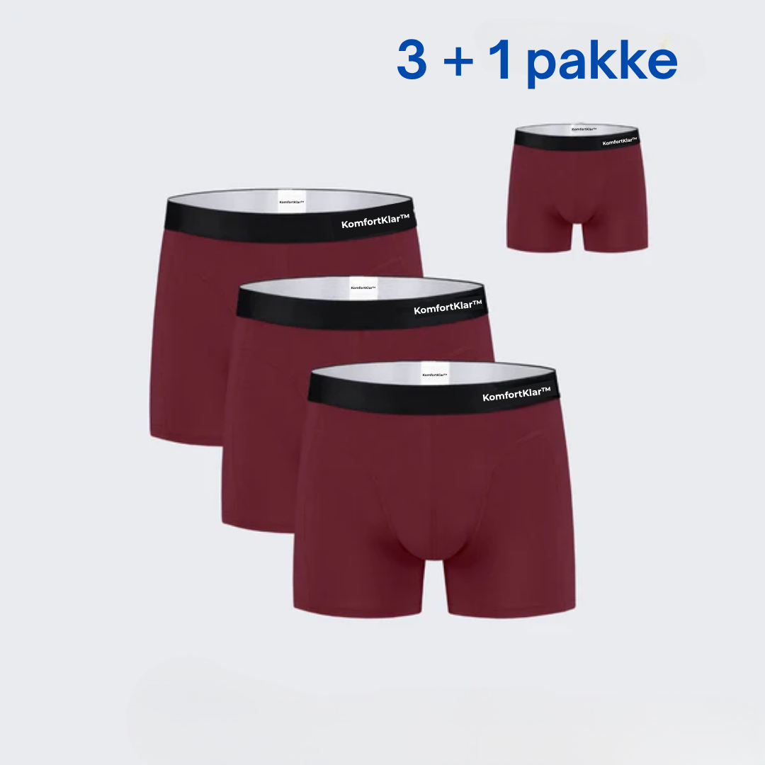 KomfortKlar™ Boksershorts – 3+1 Gratis Velkomstpakke