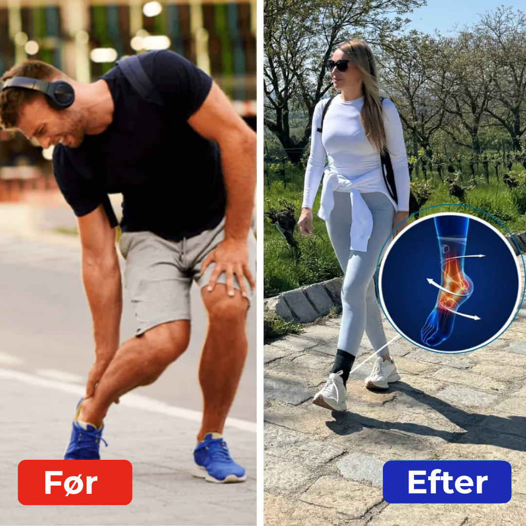 Nexora® Fod- & Hælstøtte – Slip for smerter, hævelse & træthed