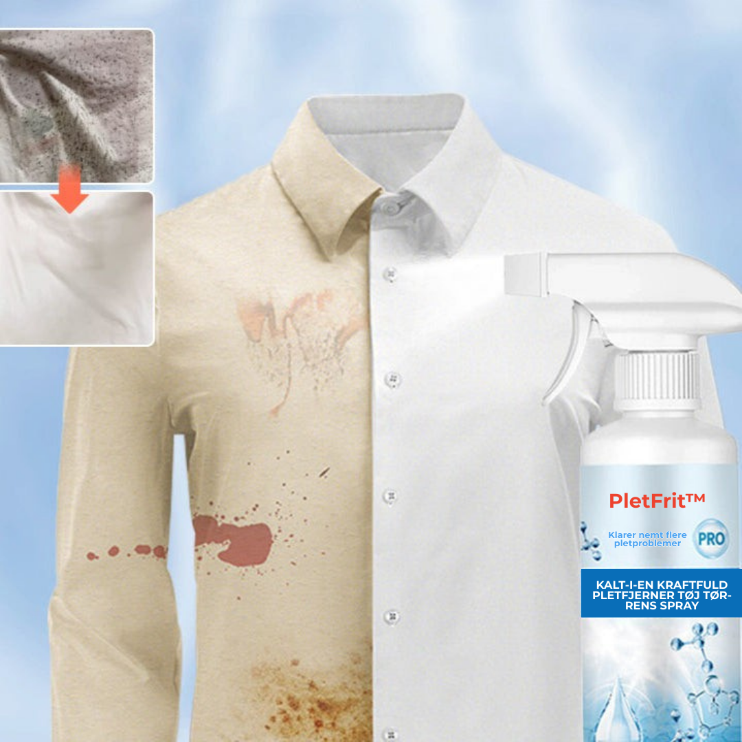 PletFrit™ – Fjerner selv gamle, indgroede pletter