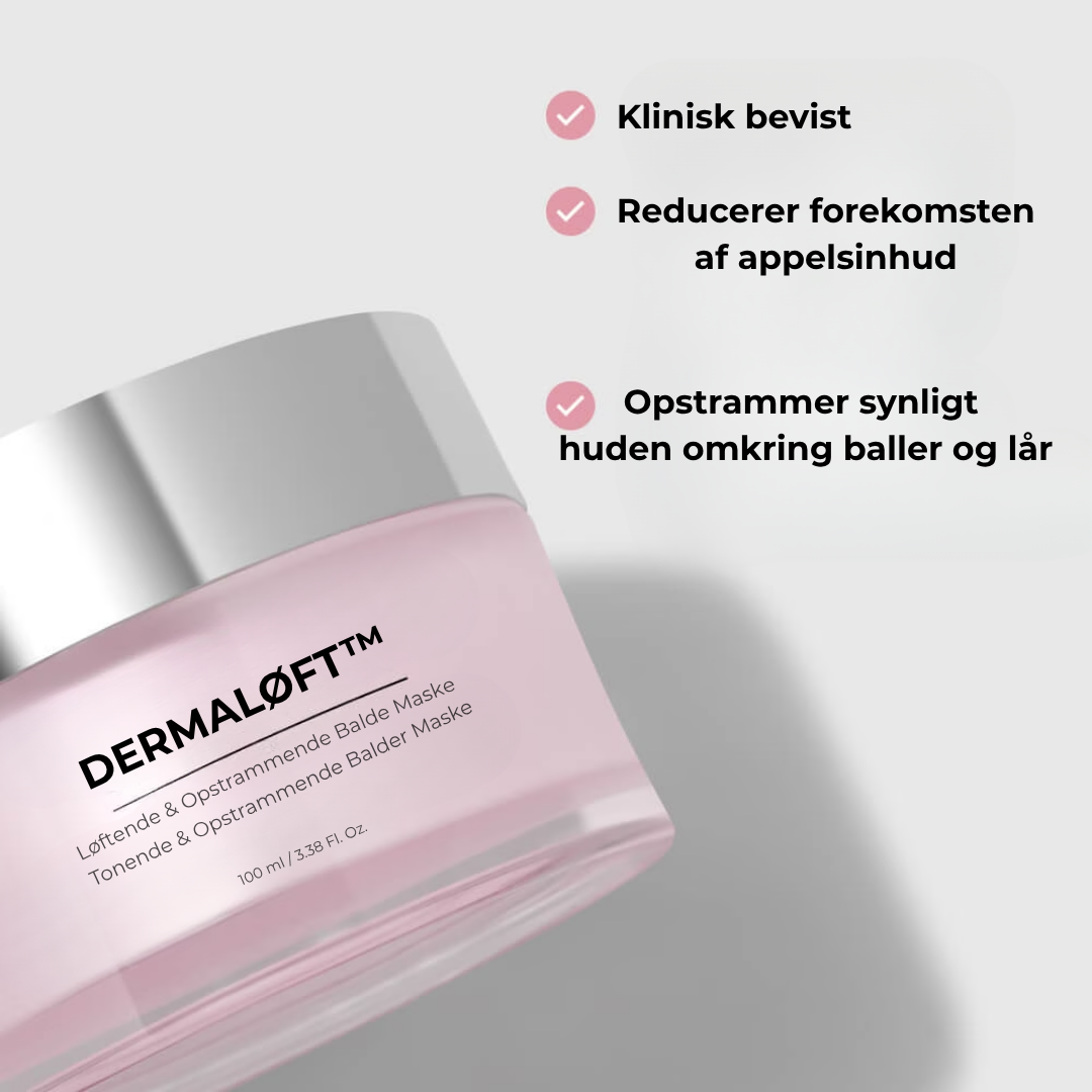 DermaLøft™ Opstrammende Numsemaske - Løfter og former bagdelen, mindsker appelsinhud og efterlader huden glat, fast og silkeblød