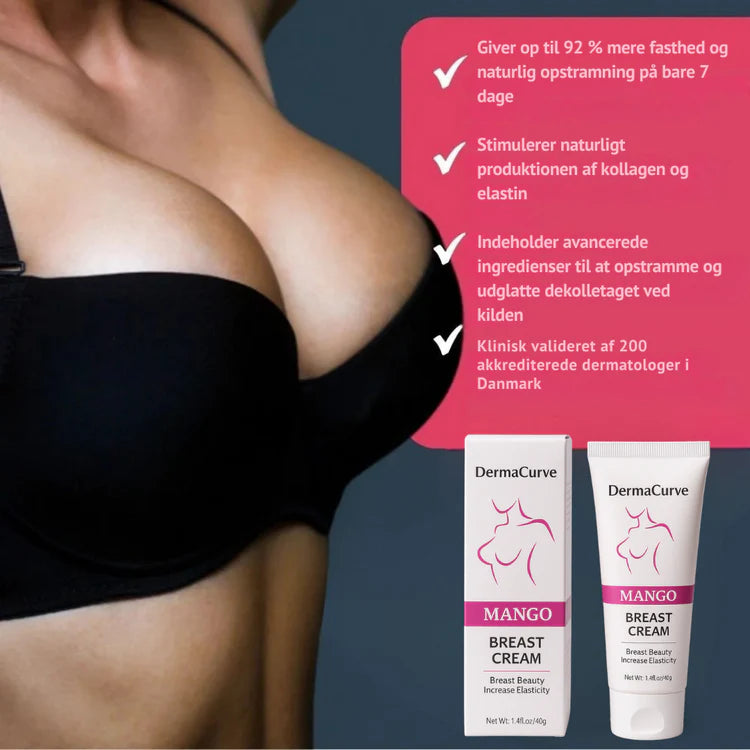 DermaCurve™ Lifting Creme - Få op til 92% fastere og mere velformede bryster lige før sommeren!