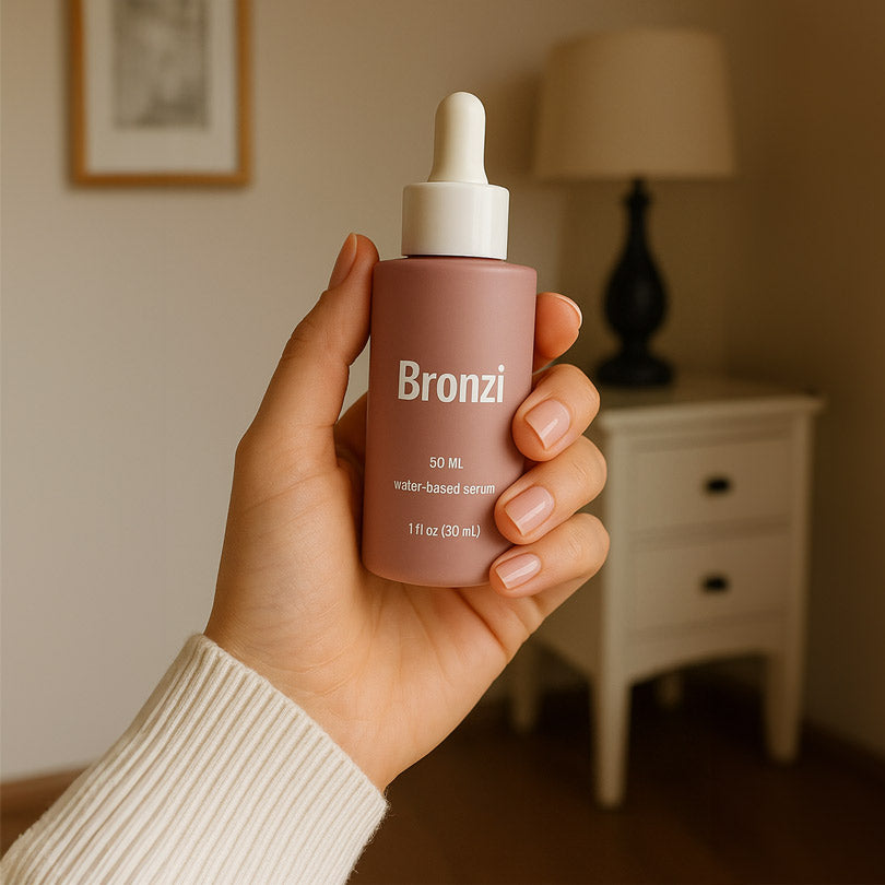 Bronzi™ | Selvbruner dråber | Giver naturlig solglød uden solbadning