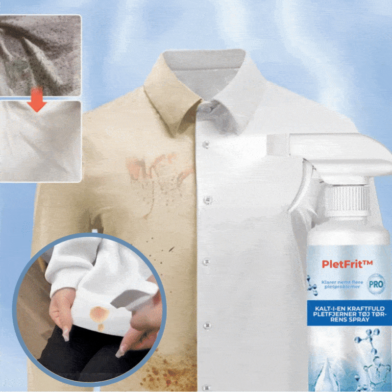 PletFrit™ – Fjerner selv gamle, indgroede pletter