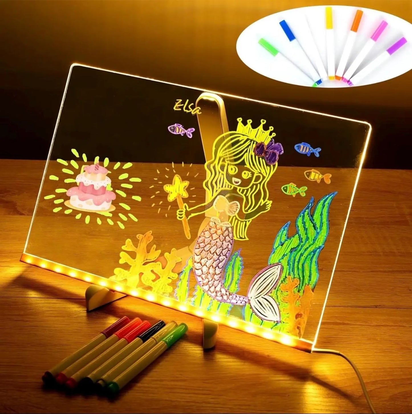 LumiBoard™ | Lysande LED-ritbräda för barn