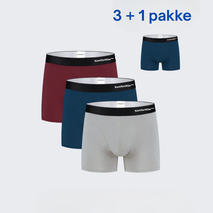 KomfortKlar™ Boksershorts – 3+1 Gratis Velkomstpakke