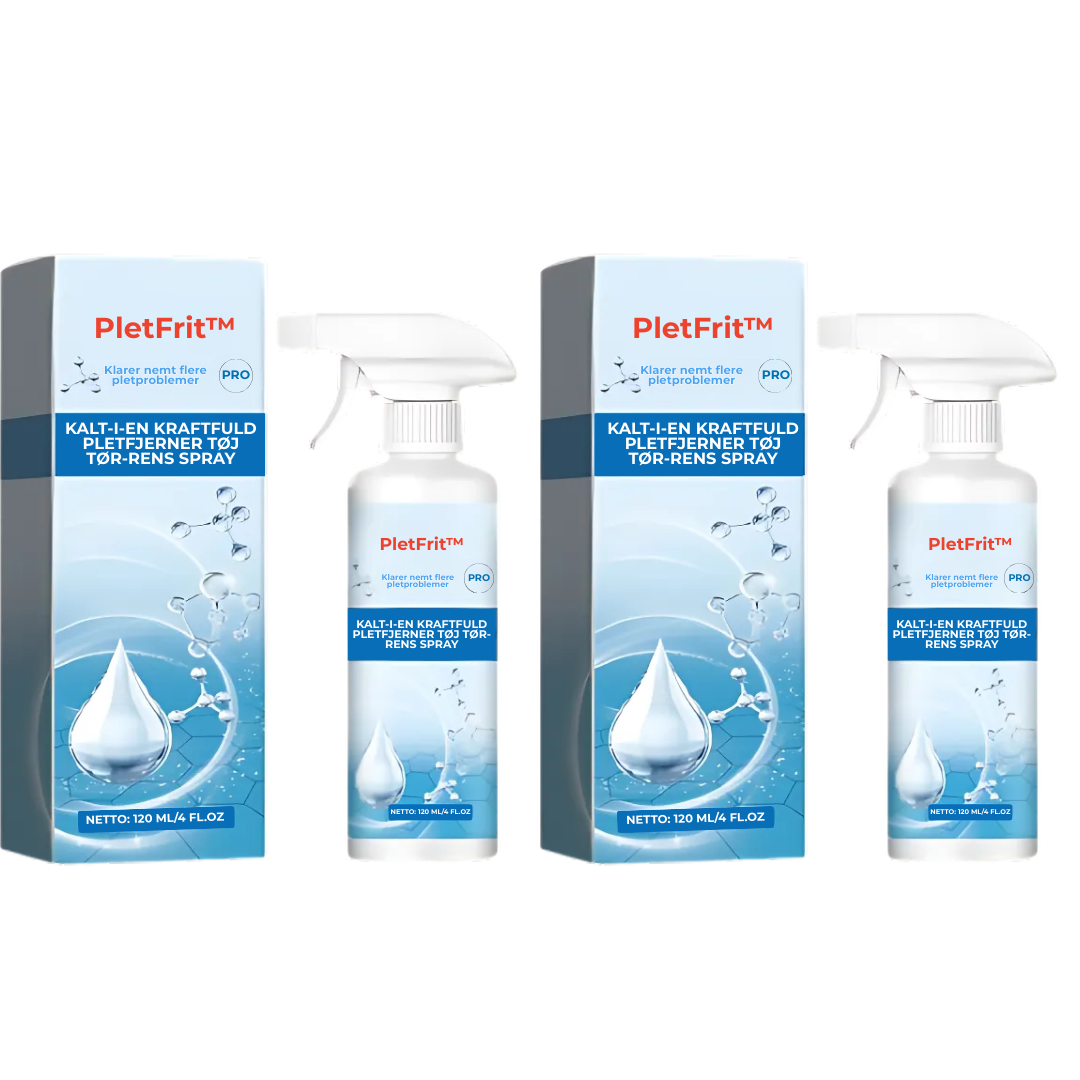 PletFrit™ – Fjerner selv gamle, indgroede pletter