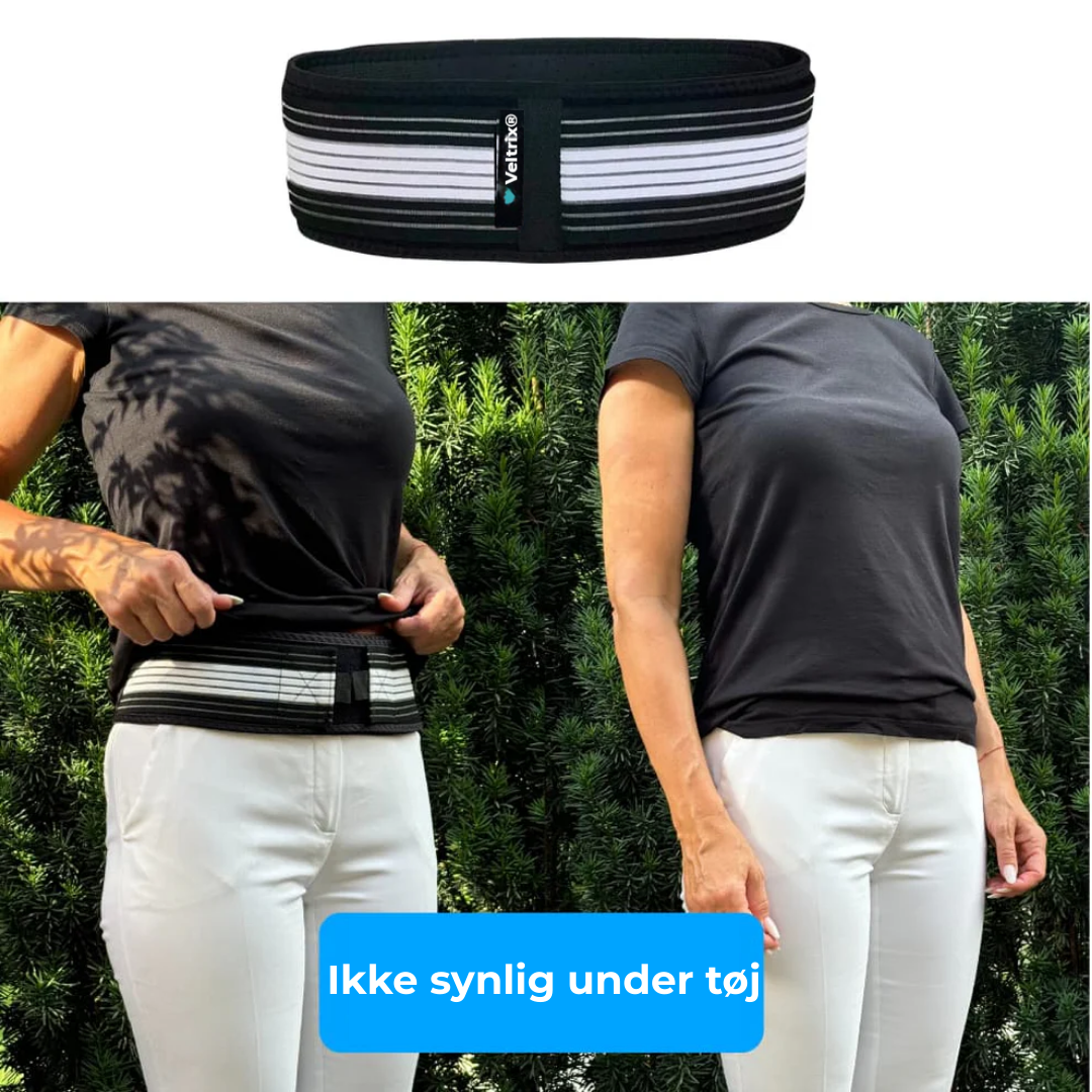 Veltrix® Rygstøttebælte | Slip fri fra iskias- og rygsmerter på kun 2 uger!
