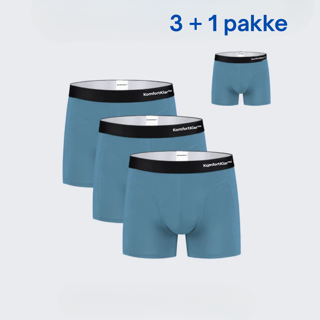 KomfortKlar™ Boksershorts – 3+1 Gratis Velkomstpakke
