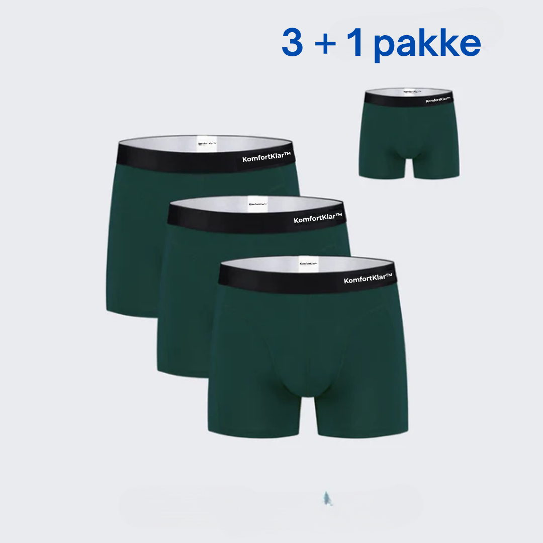 KomfortKlar™ Boksershorts – 3+1 Gratis Velkomstpakke