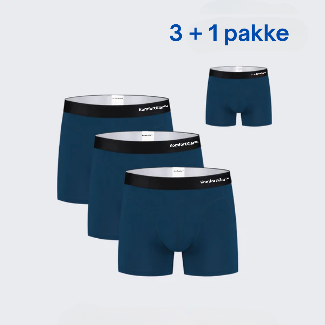 KomfortKlar™ Boksershorts – 3+1 Gratis Velkomstpakke