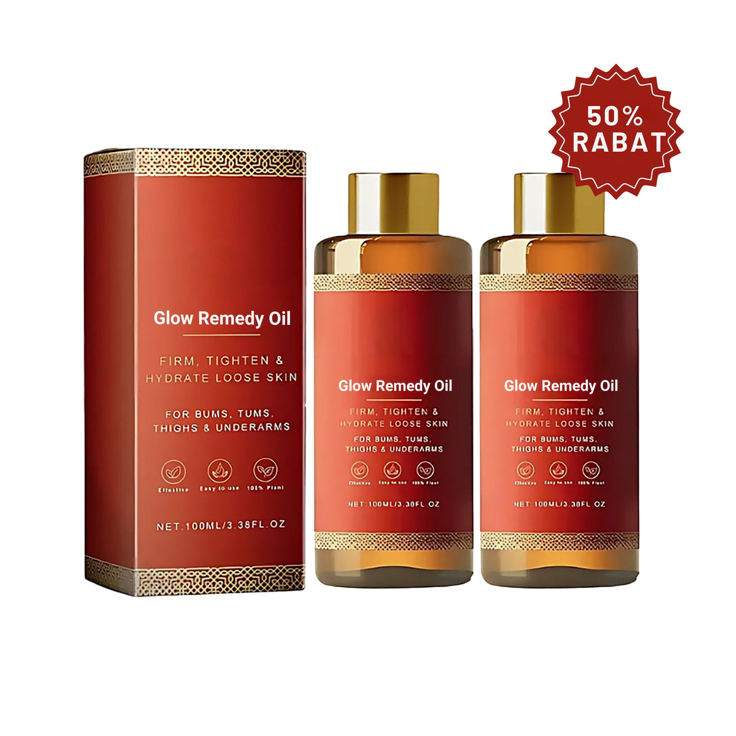 Glow Remedy Oil™ | Opløftende kropsolie | Giver glød, fugt og fastere hud