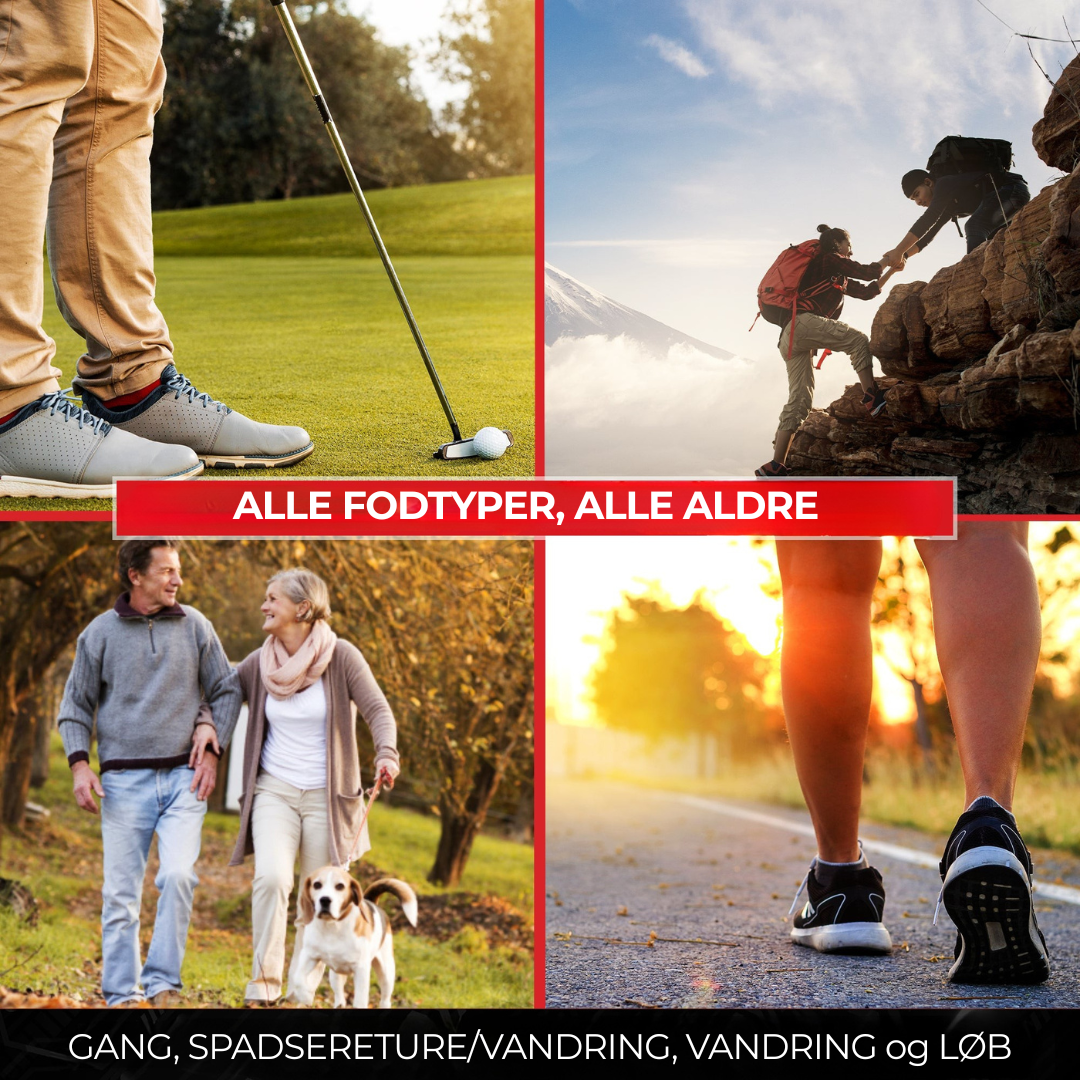FodFit™ | Ortopædisk indlægssål | Lindrer hælspore, fasciitis plantaris og knyster