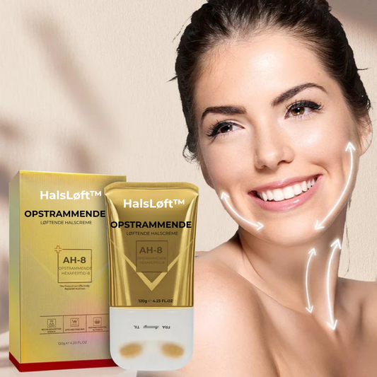 HalsLøft™ - Neck Sculpt Opstrammende Creme – Strammer op, Løfter og Genskaber Ungdommelig Hud