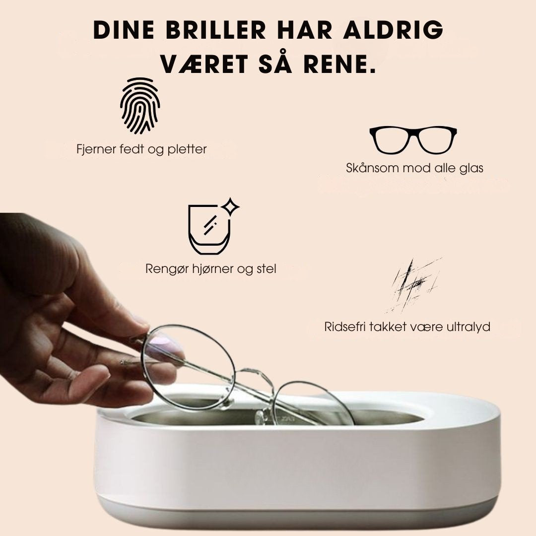 OptiClear® - Krystalklare briller på få sekunder.