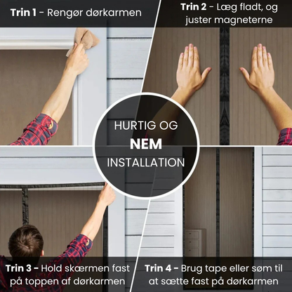MygStop™ Magnetisk skærmdør holder insekter ude | 2+1 GRATIS