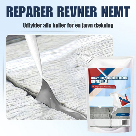 ConcreteFix™ | Reparer betonrevner hurtigt og nemt – klar-til-brug i pose
