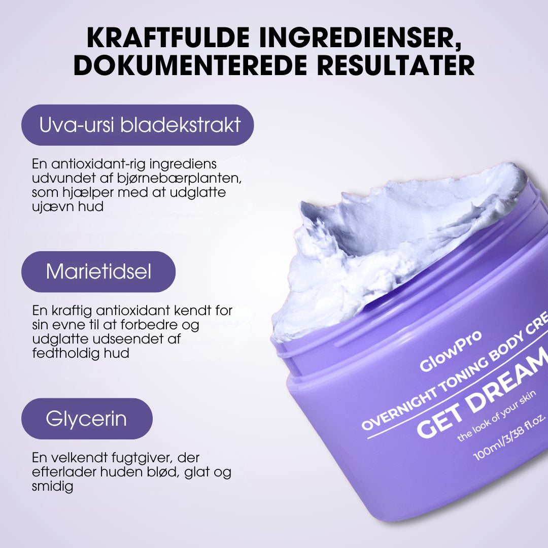 SkinTight™ | Opstrammende natcreme | Reducerer rynker og giver fastere hud natten over