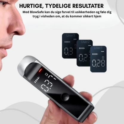 BlowSafe™ | Alkometer | Kend din promille sikkert før du kører