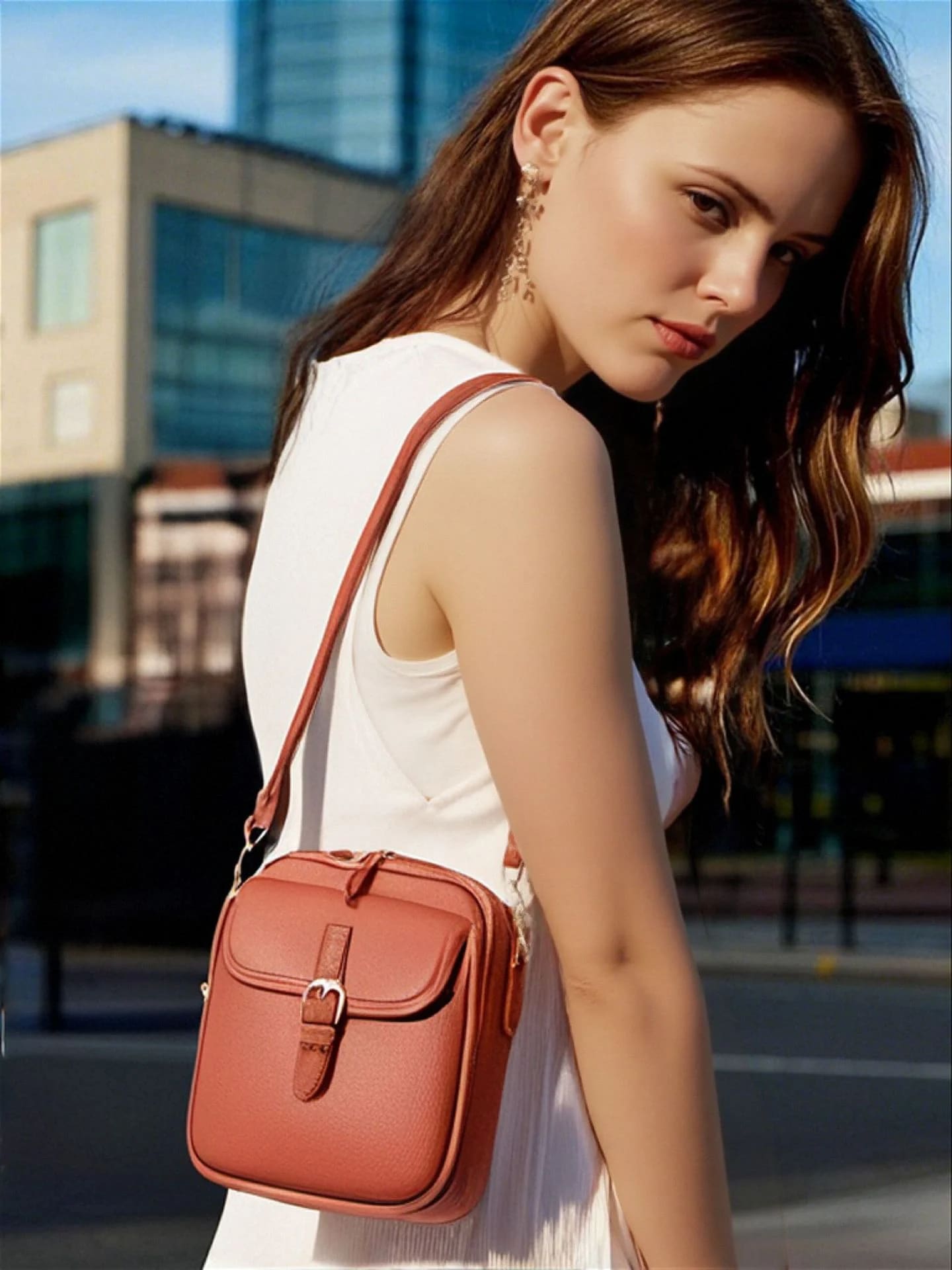 Linea - Crossbody læder taske