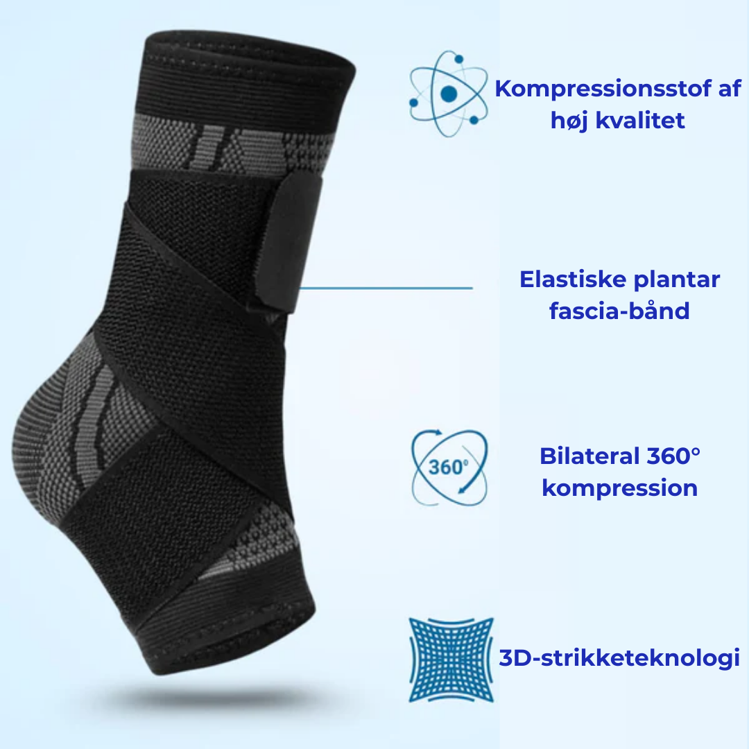 Nexora® Fod- & Hælstøtte – Slip for smerter, hævelse & træthed