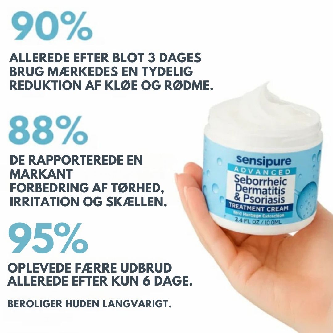 SensiPure™ – Daglig creme – Fra kløe og irritation til sund hud på 6 dage