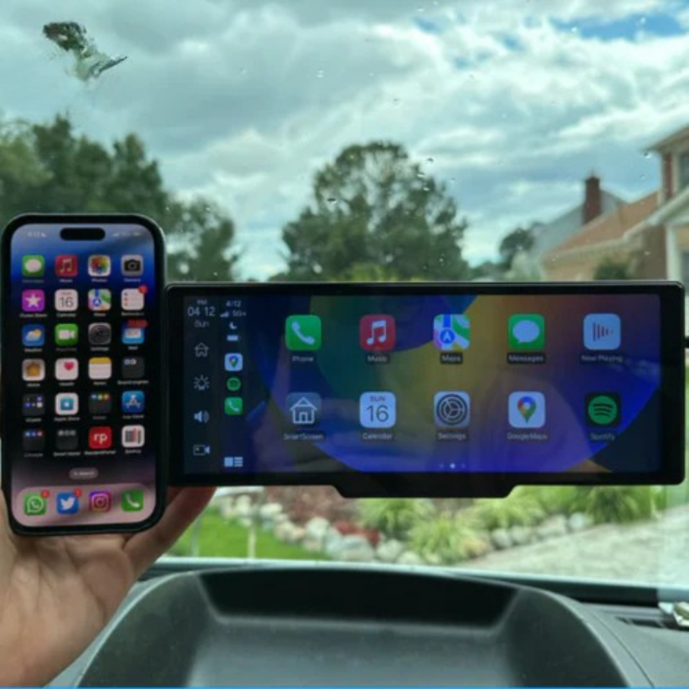 SmartCarLink™ | Trådløs biladapter | Giver Apple CarPlay & Android Auto på få sekunder