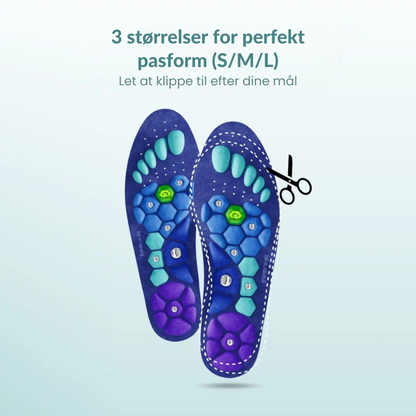 NeuroStep™ | Magnetiske indlægssåler | Lindrer smerter, prikken og kramper allerede efter første brug