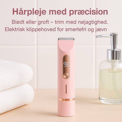 HudGlat™ | Elektrisk Trimmer til Kvinder | Perfekt glat hud – uden voks eller barberkniv