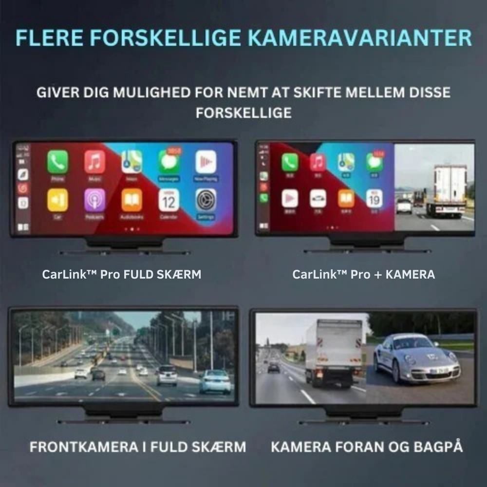 SmartCarLink™ | Trådløs biladapter | Giver Apple CarPlay & Android Auto på få sekunder