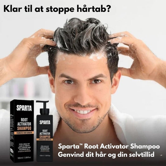 Sparta™ – 2-minutters hårvask-ritual for fyldigere, tykkere hår på rekordtid.