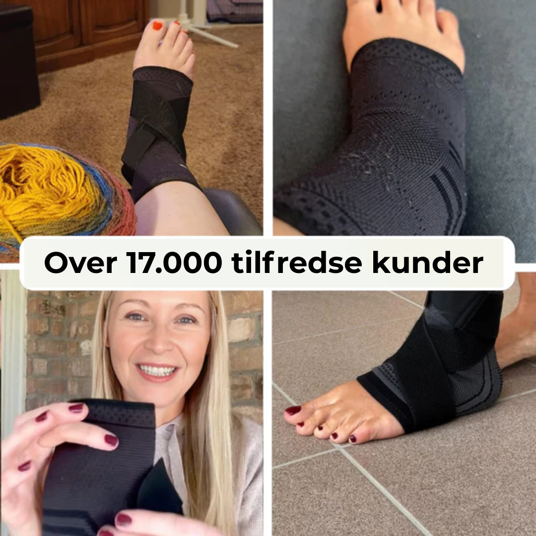 Nexora® Fod- & Hælstøtte – Slip for smerter, hævelse & træthed