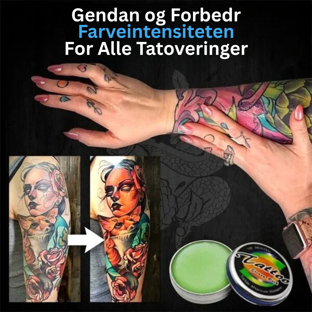 KlarInk™ - Lysnende Efterpleje Balsam til Tatoveringer
