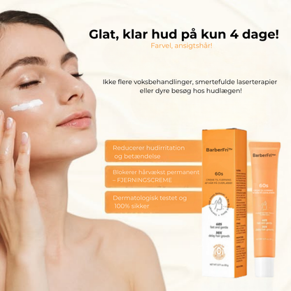 BarberFri™ - Stopper op til 97 % af hormonel hårvækst ved roden – på bare 4 dage!