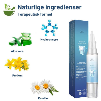 Oralis™ Tandgel – Gendan dit tandkød & få sundere, hvidere tænder på 7 dage