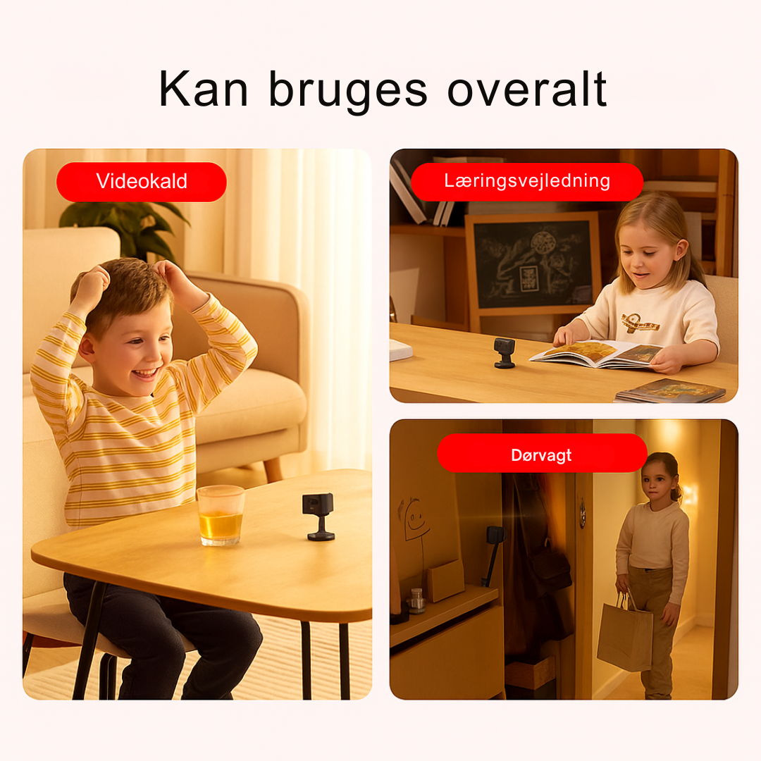 SafeCam Pro™ | Altid sikret – selv uden internet eller strøm