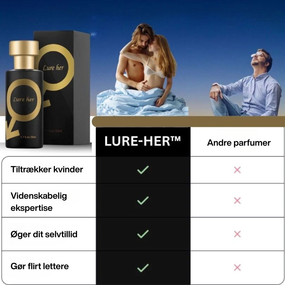 LURE-HER™ | Feromon Parfume til Mænd