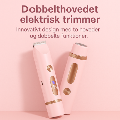 HudGlat™ | Elektrisk Trimmer til Kvinder | Perfekt glat hud – uden voks eller barberkniv