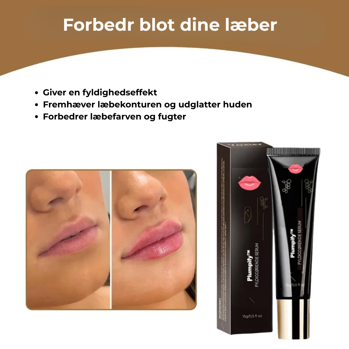 Plumpify™ | Fordobl din læbevolumen på kun 24 timer! Ingen injektioner nødvendig!