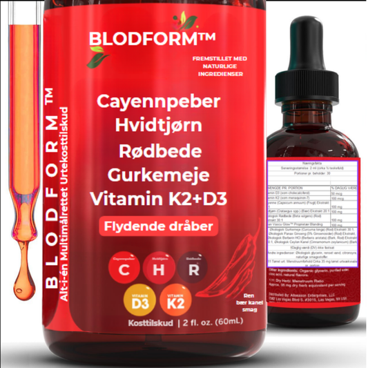 BlodForm™ For et sundt kredsløb og fleksible blodkar - helt naturligt