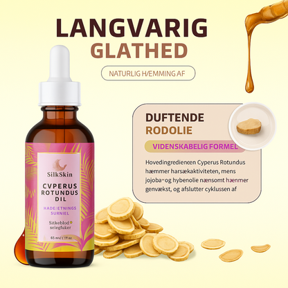 SilkSkin™ | Cyperus Rotundus Olie | Naturligt glat hud uden barbermaskine