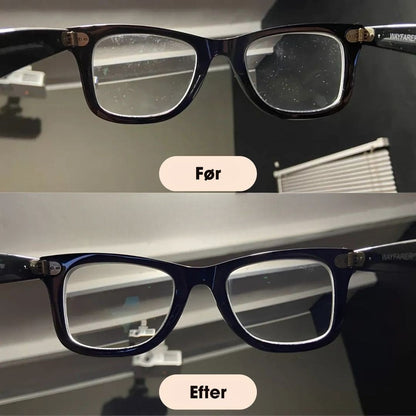 OptiClear® - Krystalklare briller på få sekunder.