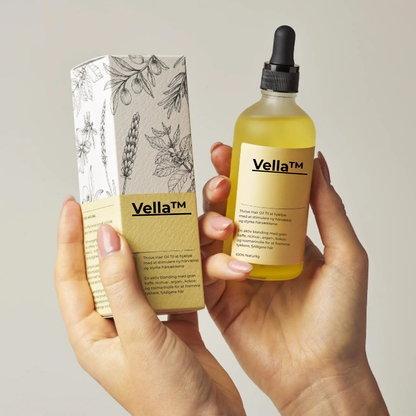 Vella™ – Naturlig hårolie mod hårtab og for stærkere vækst