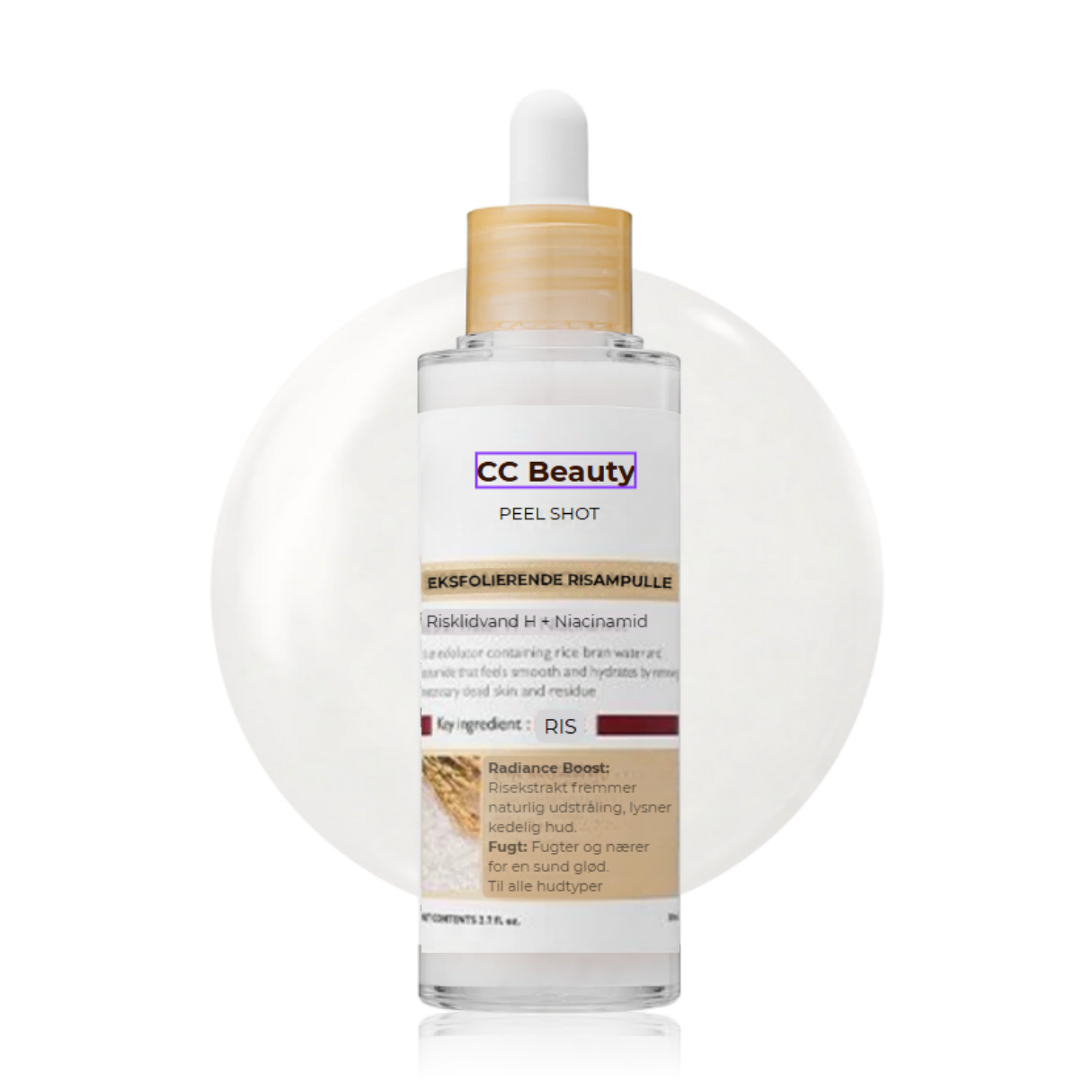 CC Beauty Peel Shot – Duo med Glow Rice Ampuller