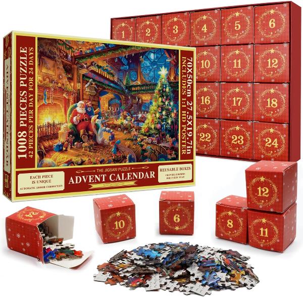 Luksus puslespil adventskalender