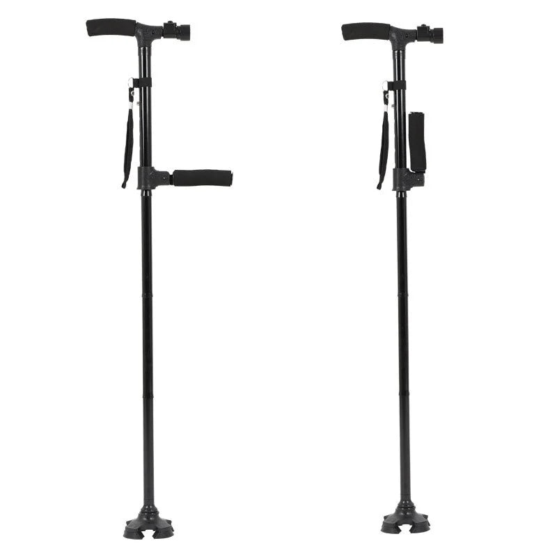 TrygGang™ – Foldbar stok med lys og støtte Føl dig sikker og selvstændig – dag og nat