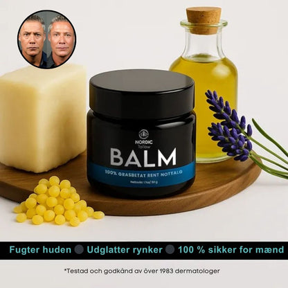 Nordisk Talg | Balm mod rynker til mænd | Naturlig løsning med synlig forskel på 14 dage