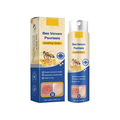 SkinVeno™ Psoriasis Behandlingsspray | Lindrer effektivt kløe og skæl samt forbedrer psoriasis-hudens udseende med op til 95% på bare få uger