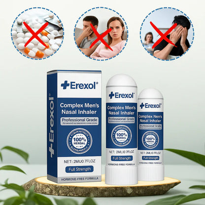Erexol™ Inhalator | Stenhårde erektioner på 5 minutter – uden piller!
