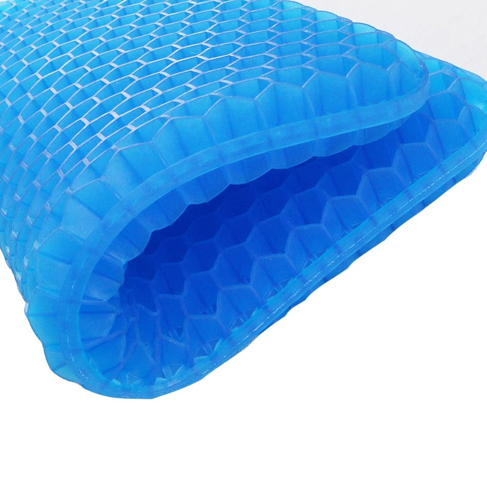 SiddKomfort™ | Ergonomisk honningkage-gelpude | Lindrer tryk på ryg og haleben