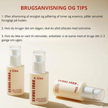 Gløa Seoul 1988 Serum | Gløden begynder her: Et skånsomt, men effektivt serum, som din hud vil elske.